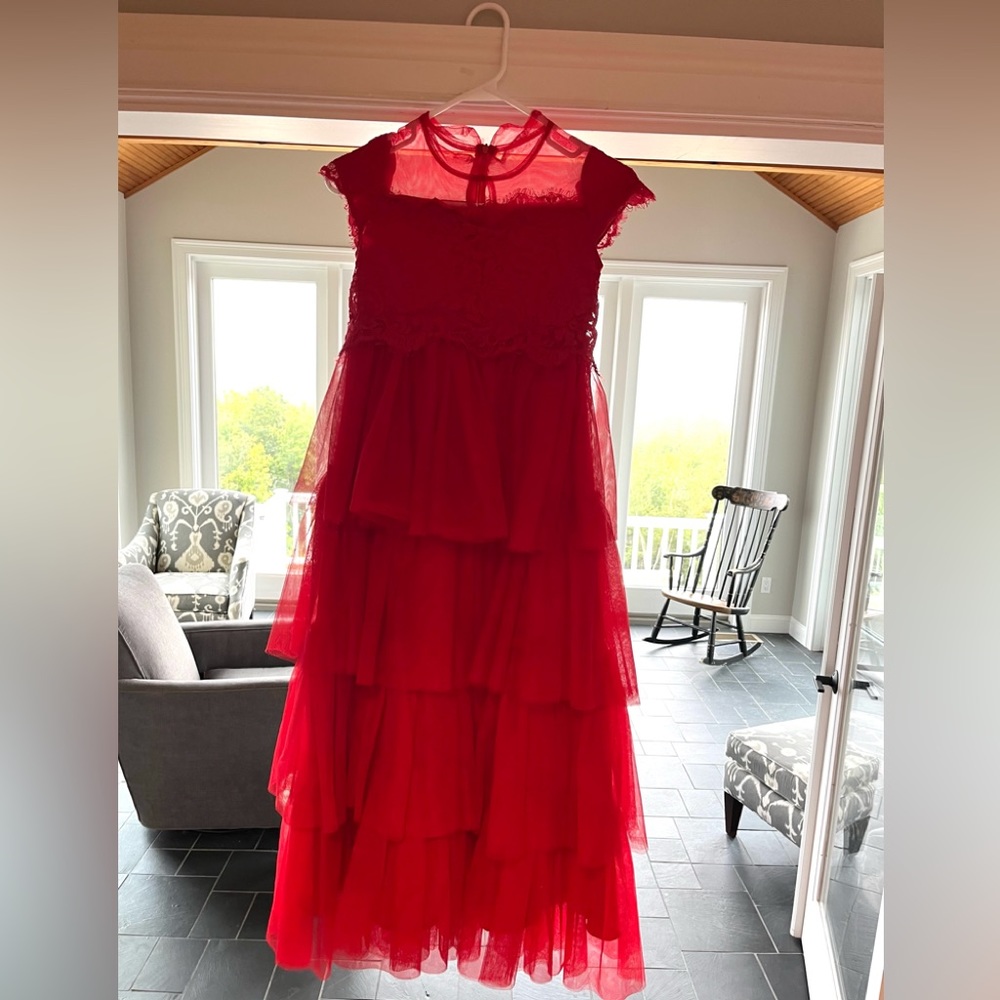 Trish Scully Holiday Red Christmas dress 12